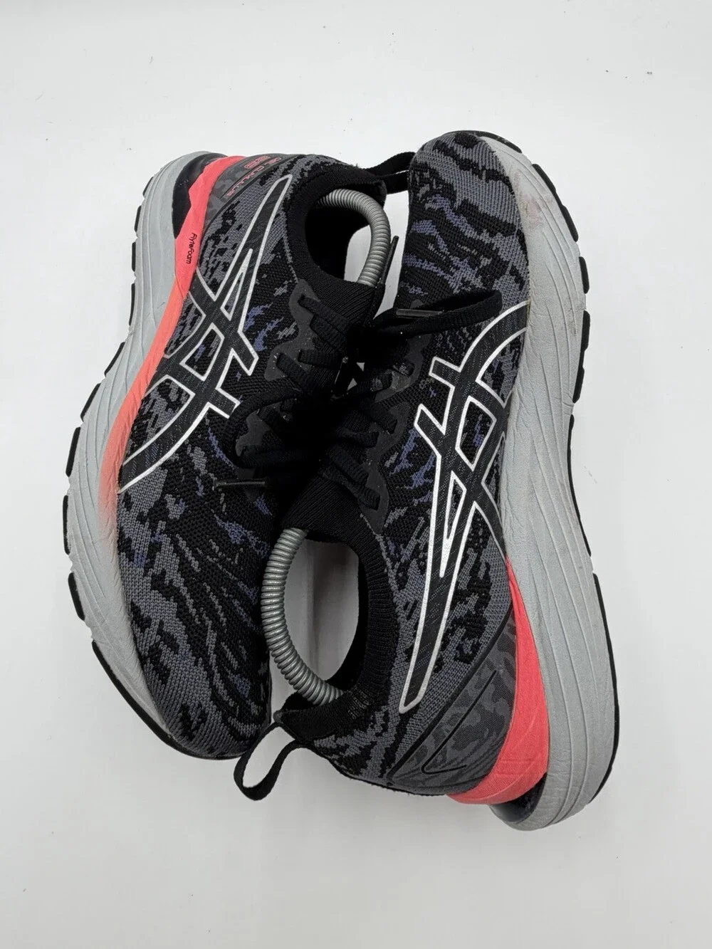 ASICS GEL-Cumulus Shoes Womens Size 10 Black Camo Running Sneakers 1012A886